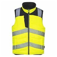 PW3 Hoge zichtbaarheid Bodywarmer, 2 zijde draagbaar. Yellow/Black L R