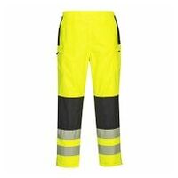 PW3 hi-vis dame regn bukser Yellow/Black L R