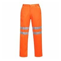 Hi-Vis Poly-bomuld Bukser RIS Orange Tall M T