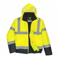 Hi-Vis tweekleuren bomberjack Yellow/Navy L R