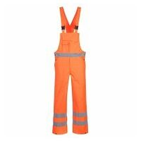 Atmungsaktive Warnschutz-Regenlatzhose Orange L