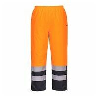 Warnschutz Winterbundhose Orange/Marine L