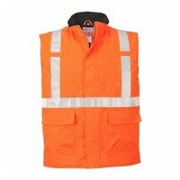 Bizflame Rain Warnschutz Multinorm Winterweste antistatisch Orange L