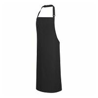 Tablier à bavette Coton Black R