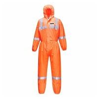 Antistatik VisTex Chemikalien SMS Overall 5/6 (Pk50) Orange L