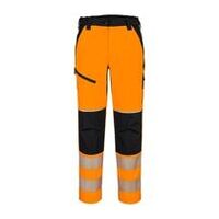 PW3 Hi-Vis stretch nadrág nőknek, narancssárga/fekete, L méret