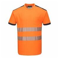 PW3 Hi-Vis T-shirt S/S Orange/Navy 4XL R