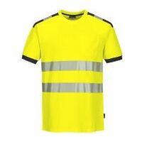 PW3 Hi-Vis T-shirt S/S Yellow/Grey L Y