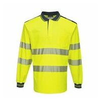 PW3 Polo Haute Visibilité ML Yellow/Navy 4XL R