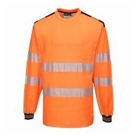 PW3 T-Shirt Haute Visibilité ML Orange/Black 4XL R