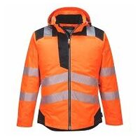 PW3 Warnschutz-Regenjacke Orange/Schwarz 4XL