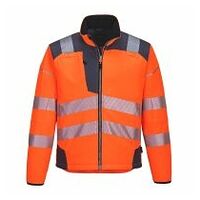 PW3 Warnschutz Softshelljacke Orange/Grau L