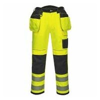 Pantalon HV PW3 poches flottantes Yellow/Black Short 33 S