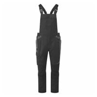 WX3 Pantaloni cu pieptar cu spălare industrială Black L R