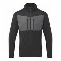 WX3 Tech Fleecejacke mit Reißverschluss Schwarz L