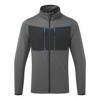 WX3 Tech Fleecejacke mit Reißverschluss Metallgrau L