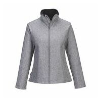 Damen Print und Promo Softshelljacke (2L) Graphitgrau L