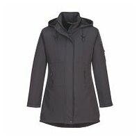 Carla Softshell Jack voor dames (3L) Charcoal Grey L R