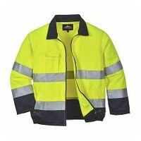 Veste Hi-Vis Madrid Yellow/Navy L R