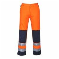 Warnschutzbundhose Sevilla Orange/Marine L