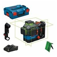Linienlaser GLL 18V-120-33 CG, 1 x Akku ProCORE18V 4.0Ah, L-BOXX