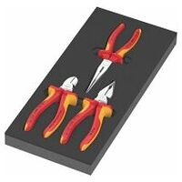 9784 Schaumstoffeinlage KNIPEX Zangen Set VDE 1, 3-teilig