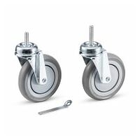 Roulette pivotante sans frein Std. D125