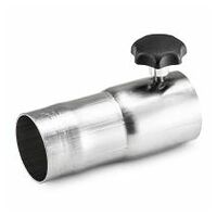 Acier inoxydable poignée AISI 304 droit DN50 sur DN-F50