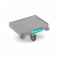 Plaque de support de sac avec roue 25mm