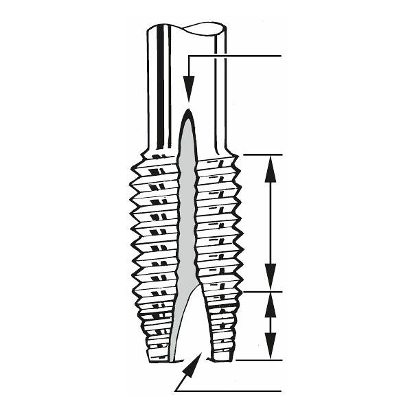 Machine tap Form B M14