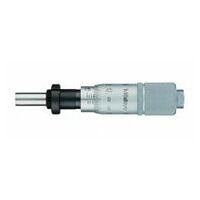 Cap micrometru, cu vârf din carbură, standard, 0-15 mm, 0,01 mm, plat, piuliță de fixare, scală inversă