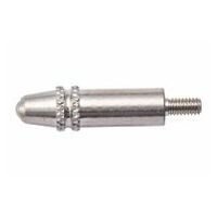 Insert de mesure sphérique, M2,5x0,45 L=19,3 mm, modèle étanche, métrique