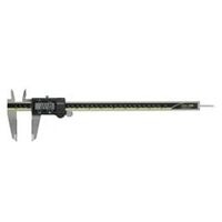 Calibrador digital ABS AOS, superficies de medición de carburo AD / ID, pulgadas / métrico, 0-12 ", rodillo impulsor, salida de datos