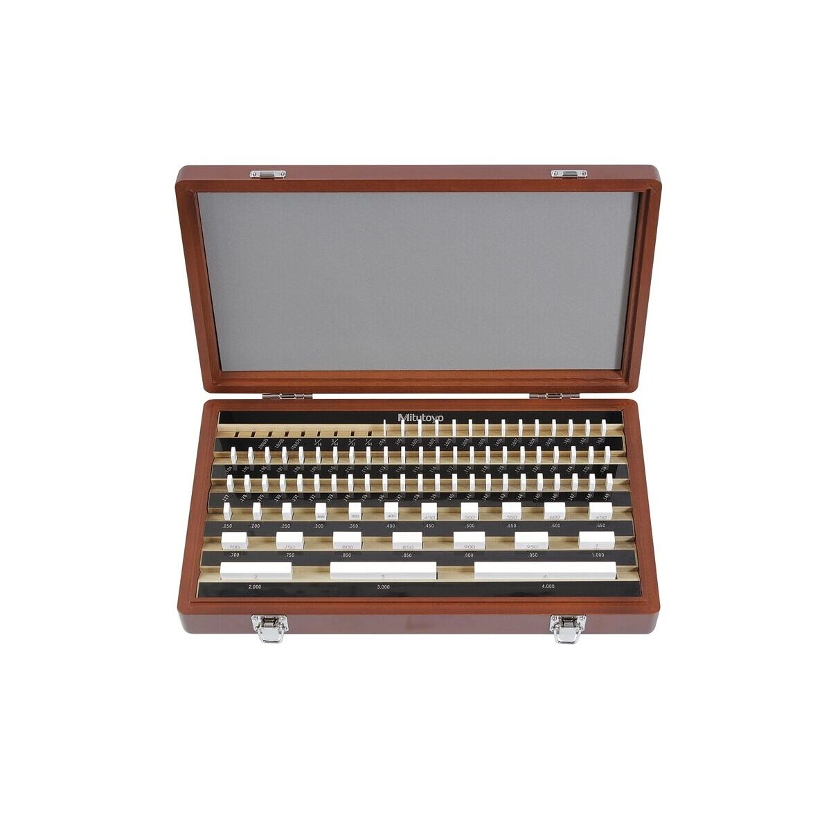Gauge Block Set, Inch, Insp. Cert., BS 81 Blocks, Grade 2