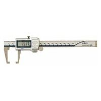 Digital ABS Neck Point Jaw Caliper Inch/Metric, 0-6", IP67, Thumb Roller