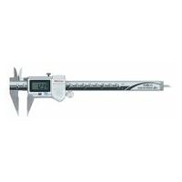 Digital ABS Point Caliper (Fine Type) Inch/Metric, 0-6", IP67, Thumb Roller