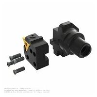 simturn E12 suport de prindere, casetă pentru sistemul modular de scule TOA, tmax=6 mm