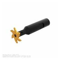 simmill 9W Klemmhalter, Stahl, Rundschaft, DIN 1835 B, D=16, L2=20, D1=9