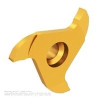 Inserto di fresatura simmill VX, fresatura di cave generiche, forma di cave diritte, w=3 mm, R=0,2 mm, Dmin=28 mm, tmax=6,5 mm