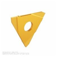 simturn E12 vyměnitelná destička, frézování drážkování úzké drážky pro pojistné kroužky, jmenovitá šířka drážky=0,34 mm, š=0,4 mm, tmax=0,6 mm