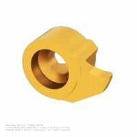 Inserție simturn DX, canelare pe toată raza, Dmin=7 mm, w=0.8 mm, R=0.4 mm, tmax=1 mm