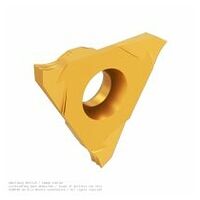 simturn E3 indexable insert, grooving and profile turning, double chip groove, w=2.5 mm, R=0.2 mm, tmax=5 mm