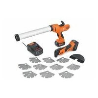 Akku-Kartuschenpresse und Akku-MultiMaster,,AKP 18-600 AS Fugensanierer-Set TOP