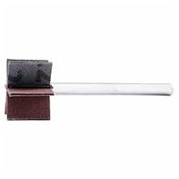 PFERD TOOLS Korund Fächerschleifer F Ø 30x20mm Schaft-Ø 6 mm Länge 60 mm Lamellen 6x2 Lamellen A120 für Feinschliff und Finish