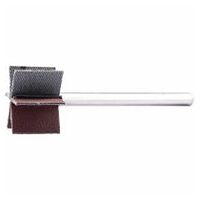 PFERD TOOLS Korund Fächerschleifer F Ø 30x20mm Schaft-Ø 6 mm Länge 60 mm Lamellen 6x2 Lamellen A150 für Feinschliff und Finish