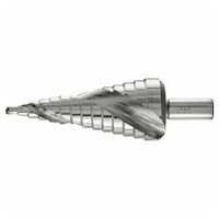 PFERD Stufenbohrer HSSE Co5 14 Bohrstufen Ø 4-30 mm 3-Flächenschaft-Ø 10 mm