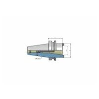 Reducing bush, ISO7388-1/-2 ISO40, 25.BT50ISO40L70