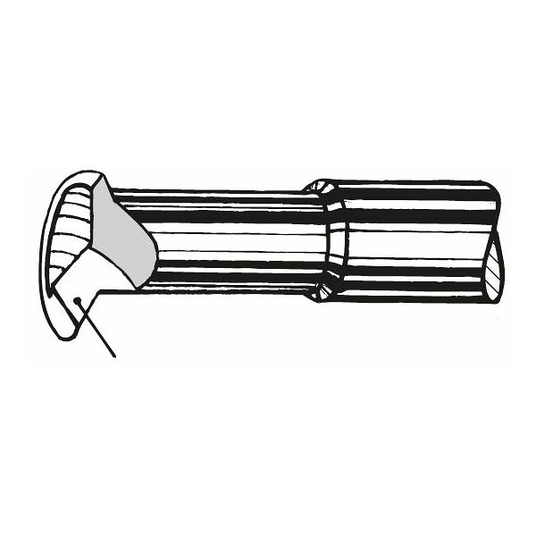 KOMET® internal thread boring bar, right-hand Form 60° (metric)