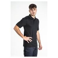 Tricou polo slim Bărbaţi negru