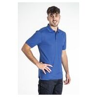 Tricou polo slim Bărbaţi albastru regal